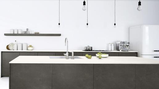 ABS Kantenband Kaindl 42207 Beton Terragrijs DP, Structuur  W-256 23X0,8MM