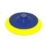 Pad geel/blauw 125mm medium M14 inwendig 
