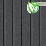 PET-Viltpaneel V-cut 45°, Steek V-cut 40mm Kleur NF-09-012 Smokey Dark Grey 2400X1200X9MM