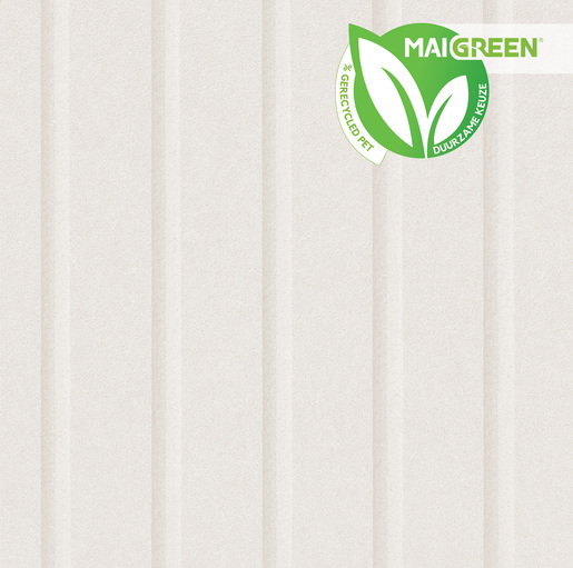 PET-Viltpaneel V-cut 45 °, Steek V-cut 30mm Kleur NF-09-039 Off White 1200X2400X9MM