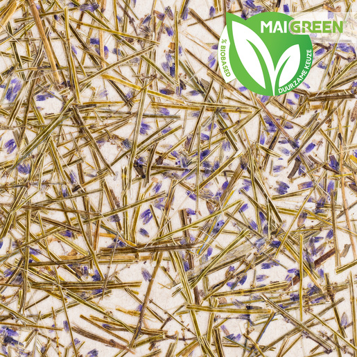 Organoid Natural Surfaces LAVENDEL medium, Flax fleece ROL BREEDTE 1360MM