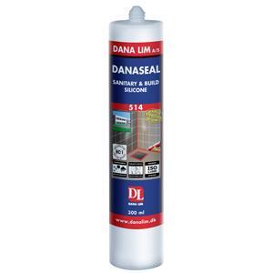 Danaseal siliconenkit sanitair en bouw 514 wit 300 ML Doos à 12 ST 