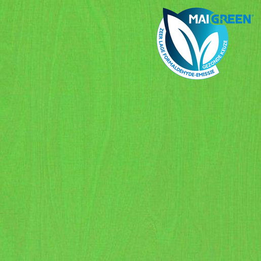 KoskiDecor Eco Transparant berken multiplex WBP verlijmd Lichtgroen RAL1207070 1500X3000X18MM