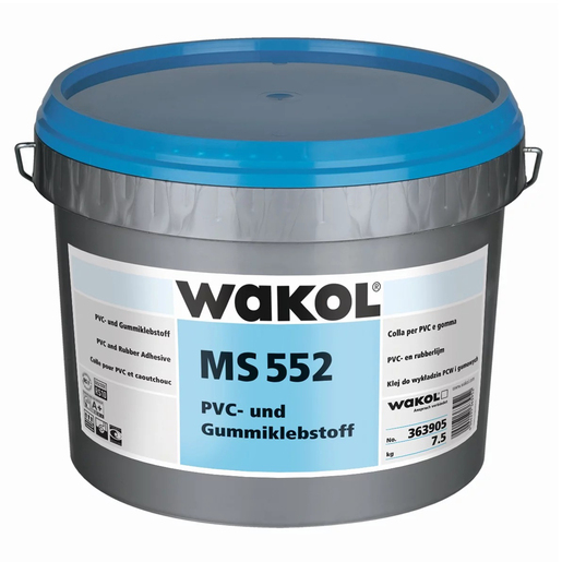 WAKOL MS552 PVC-en rubberlijm 7,5 KG 