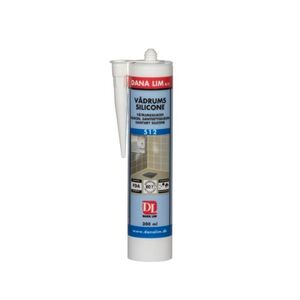 Danaseal Siliconenkit sanitair en bouw transparant grijs (trijs) 300 ML Doos à 12 ST 