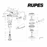 RUPES 84.293N/C Turbine W/Excentric Set