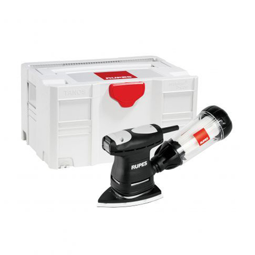 RUPES LS71TE/BOX Deltaschuurmachine 100x147mm uitslag 2mm + filter en systainer met toerentalregelaar 