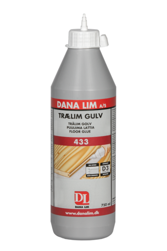 Traelim Gulv 433 PVAC-lijm D3 750 ml 